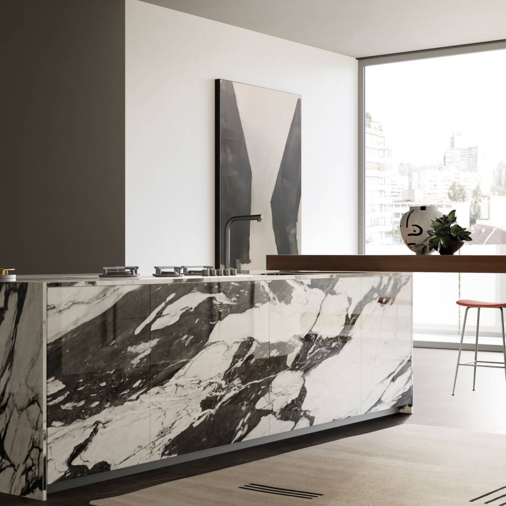 Honed Porcelain Tile in Pietra Grey