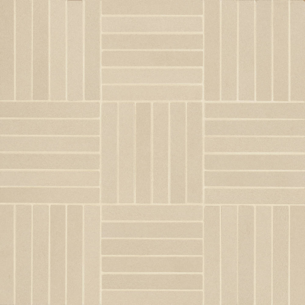 Sahara .5" x 4" Matte Crosshatch Porcelain Mosaic Tile