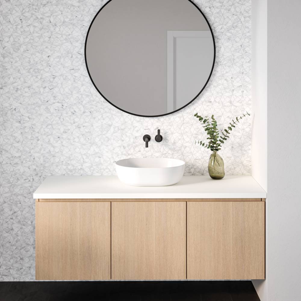 Allora 8.5" x 10" Hexagon Matte Porcelain Tile