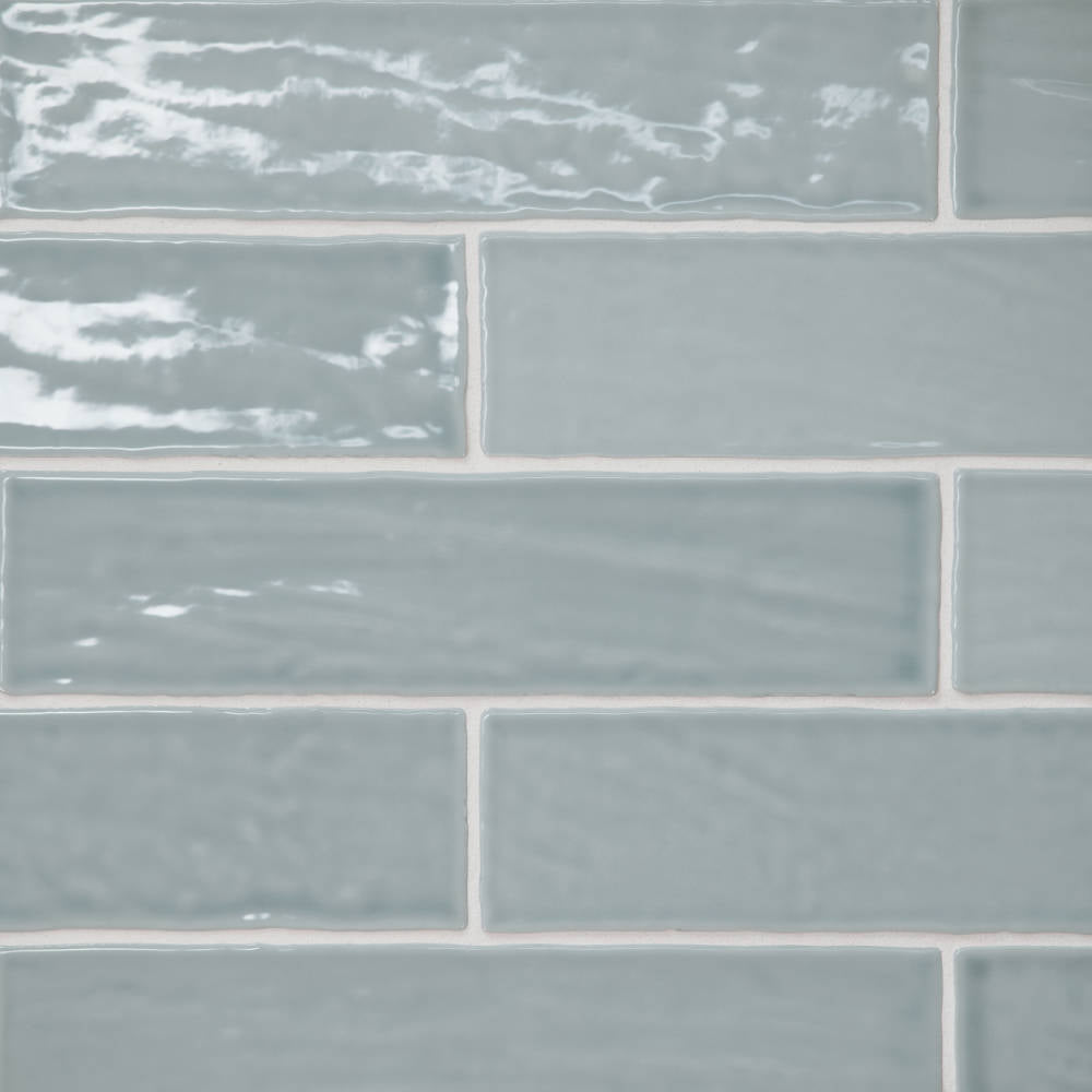 Marin 2.5" x 10" Ceramic Wall Tile in Aloe Green