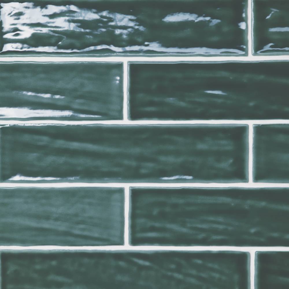 Marin 2.5" x 10" Ceramic Wall Tile in Aloe Green