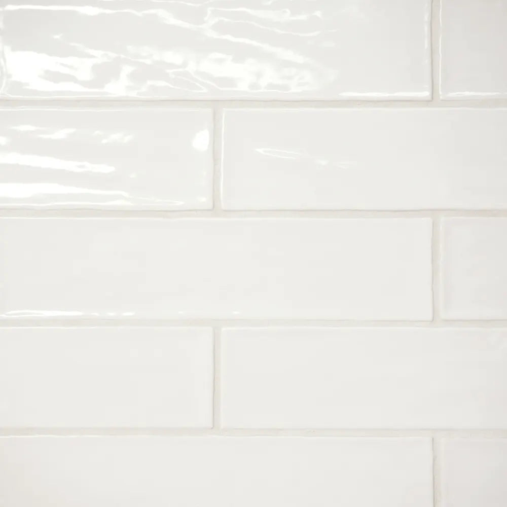 Marin 2.5" x 10" Ceramic Wall Tile in Pearl White