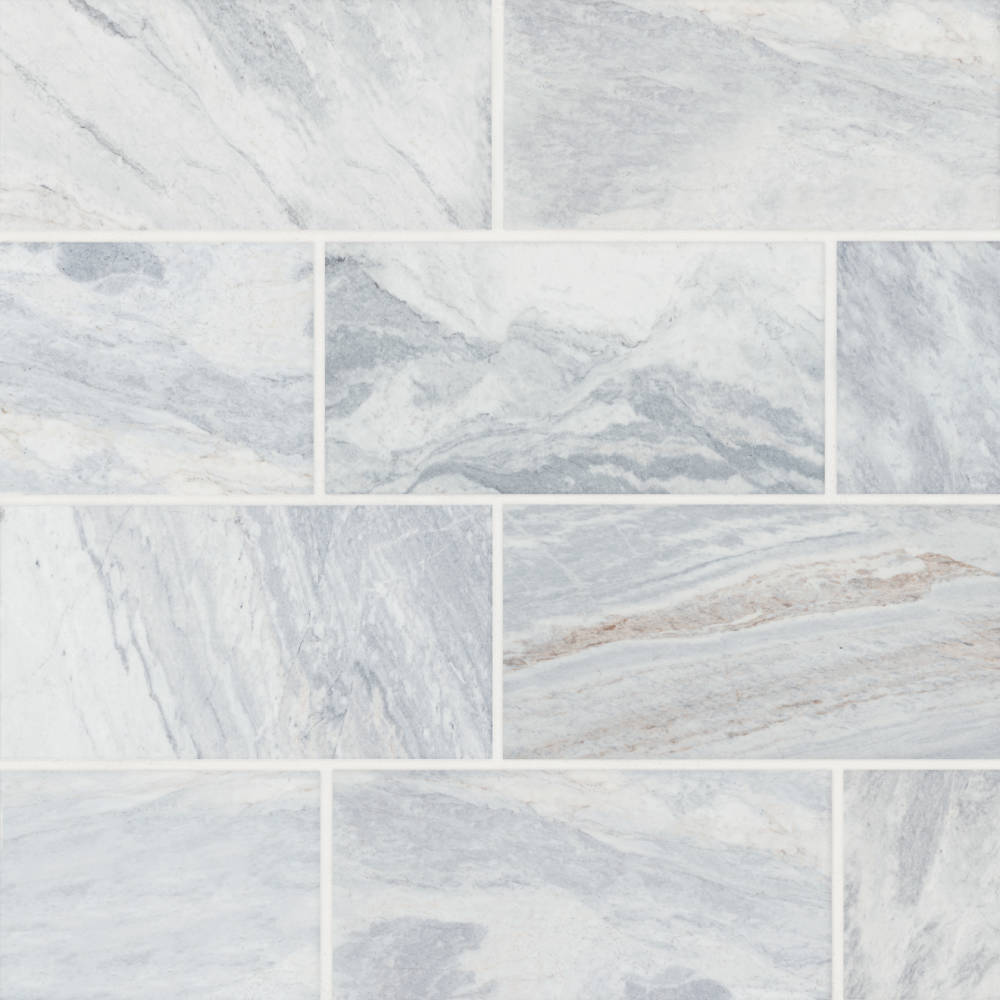 Glorious Blue 3" Honed Hexagon Marble Mosaic