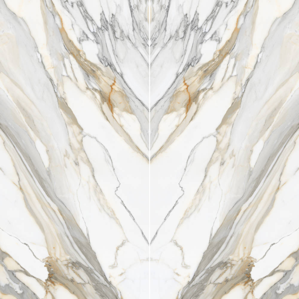 Honed Porcelain Tile in Calacatta Macchia