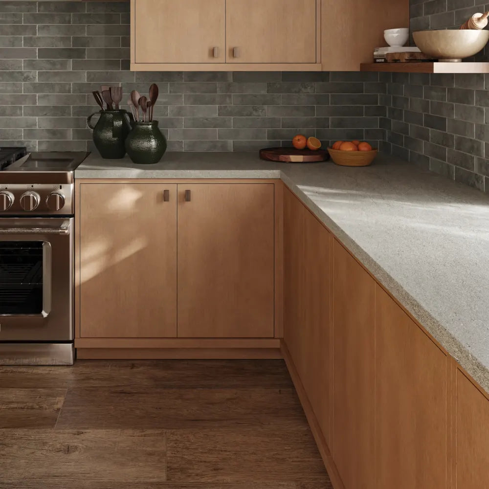 Yorkwood 12" x 72" Matte Field Tile in Brown