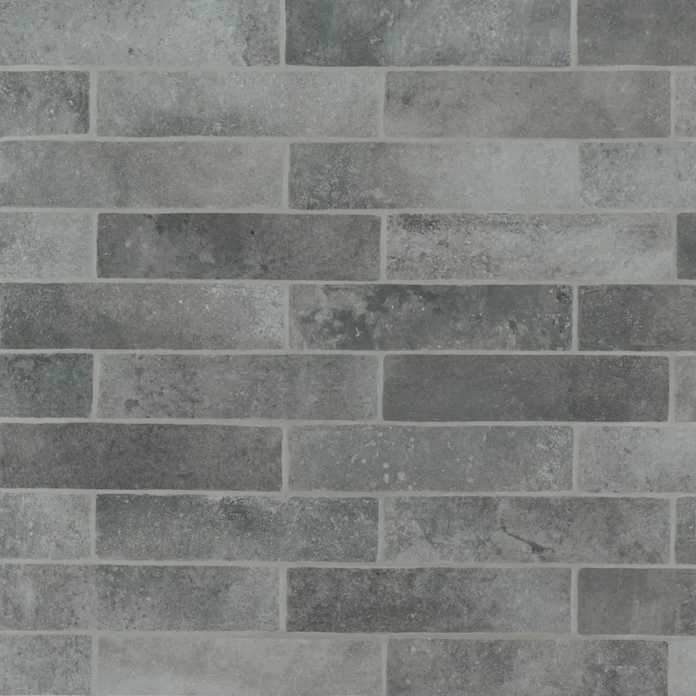 Montana 2.25" x 10" Matte Brick-Look Porcelain Field Tile in Yellowstone