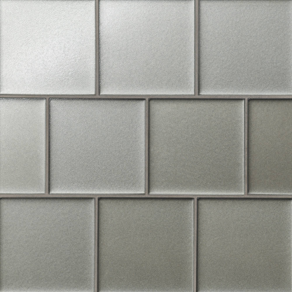 Kaikos 4" x 4" Matte Glass Field Tile in Blue