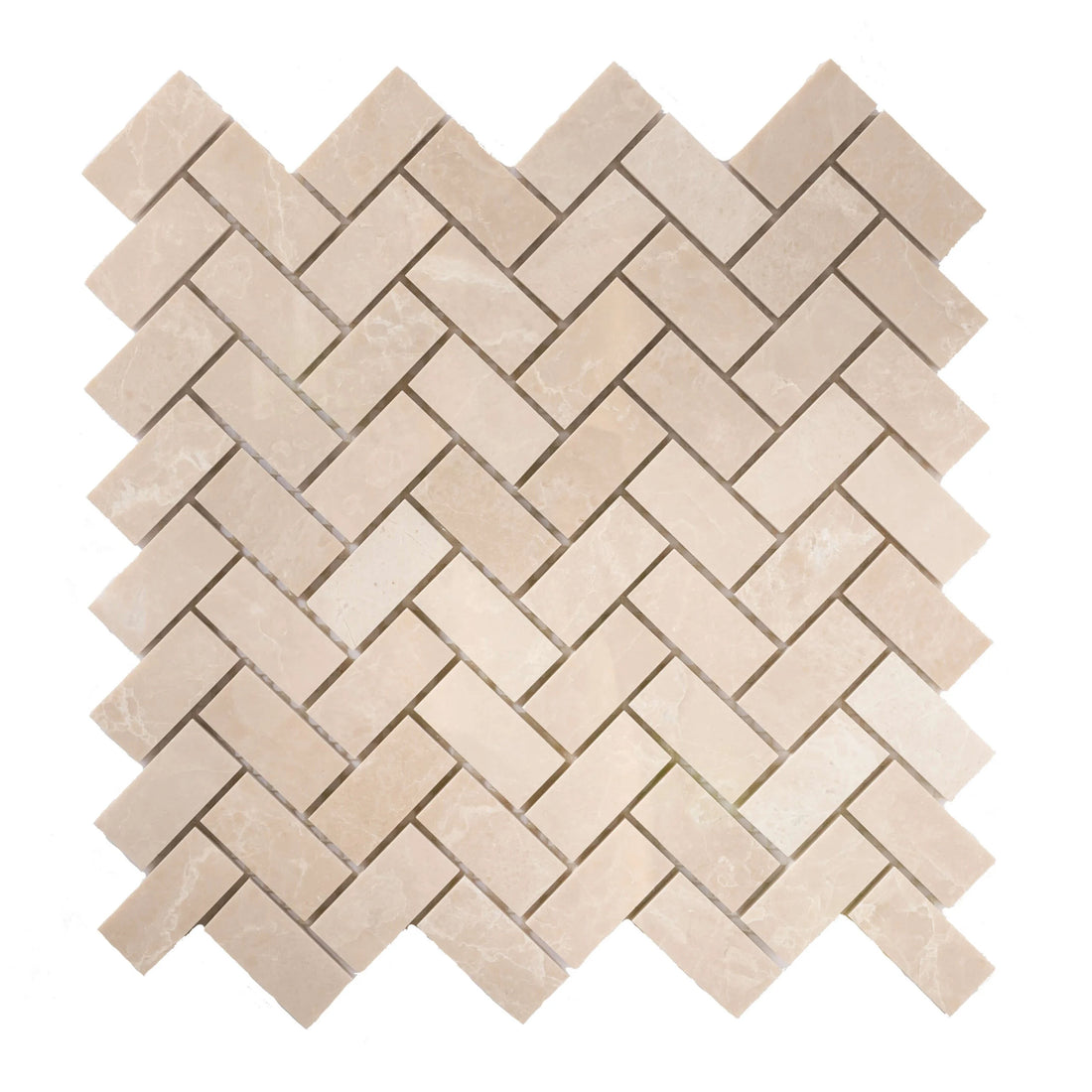 1X2 Botticino Herringbone Polished