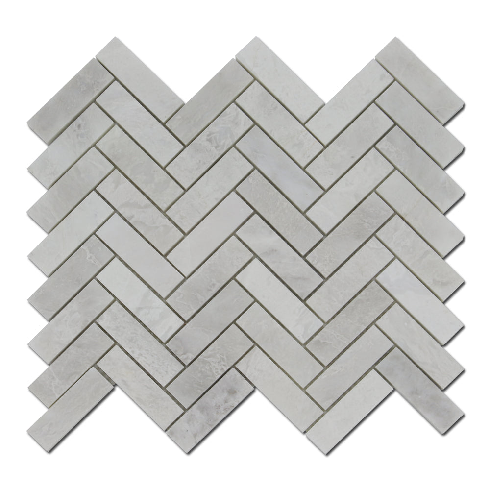 1×3 Iceberg Herringbone Polished