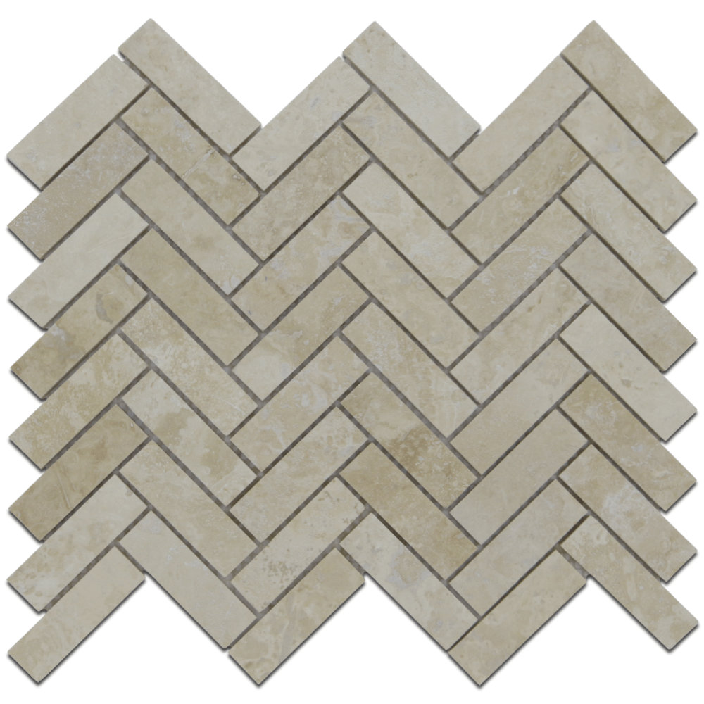 1×3 Ivory Herringbone HF