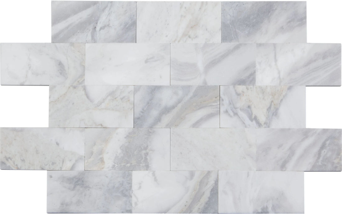 3X6 Argento Dolomiti Honed