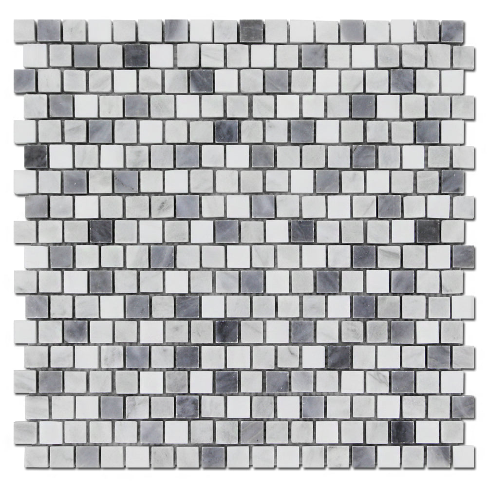 5/8X5/8 Bardiglio Offset Pol