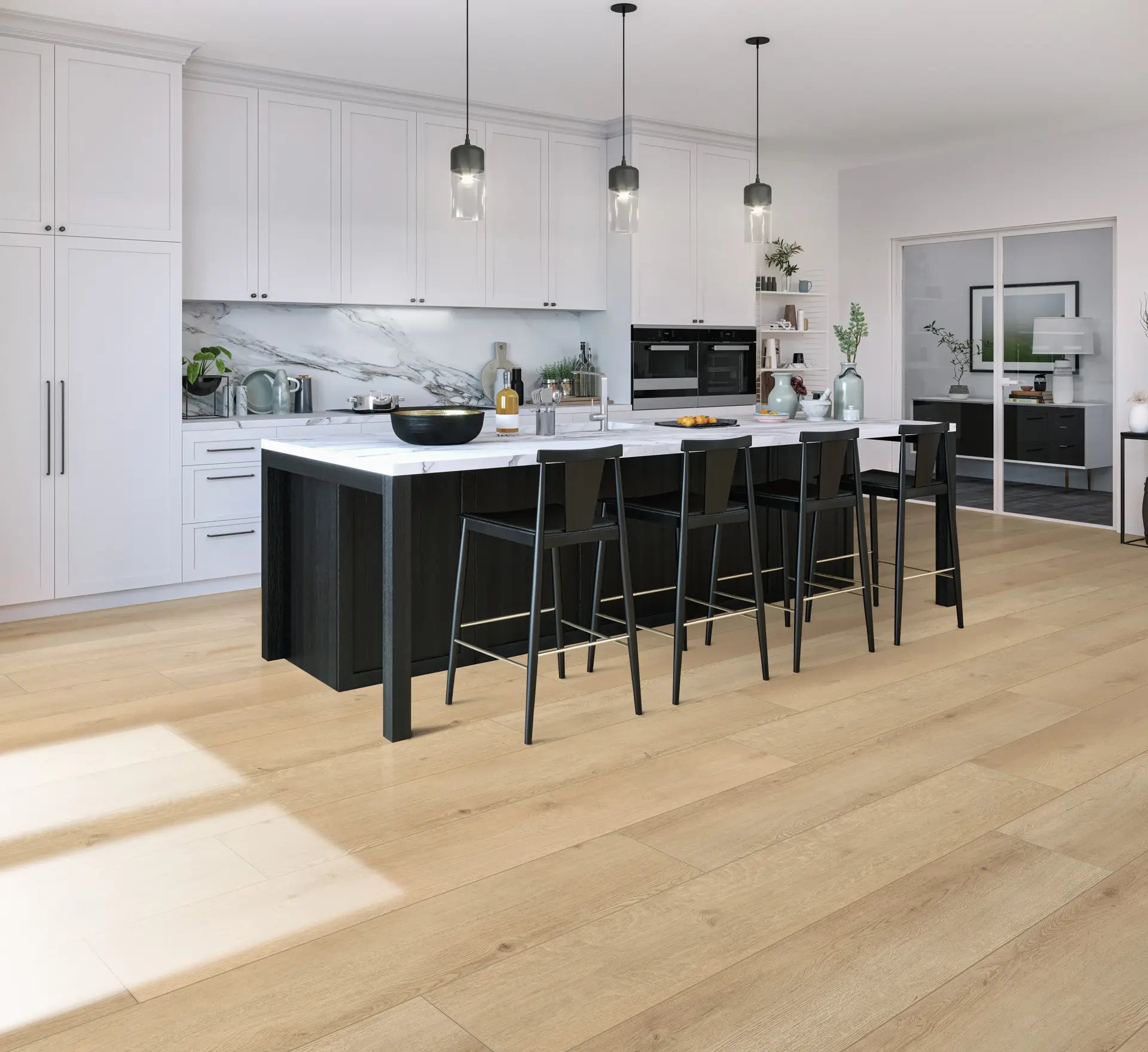 Cali Vinyl Sandbar Oak Longboards Vinyl Flooring