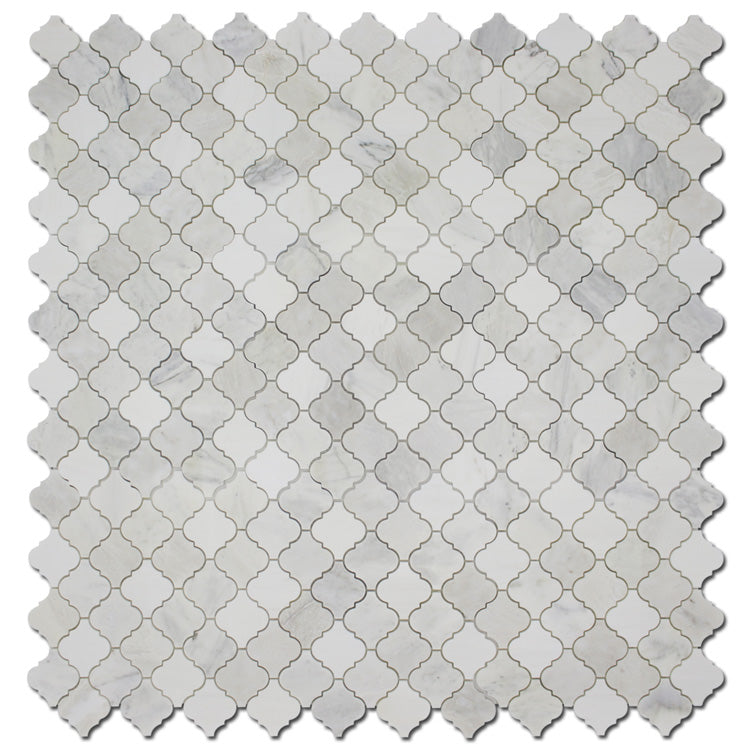 Arabesque Mosaic – Dolomite, Iceberg & Imperial White
