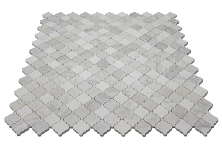 Arabesque Mosaic – Dolomite, Iceberg & Imperial White