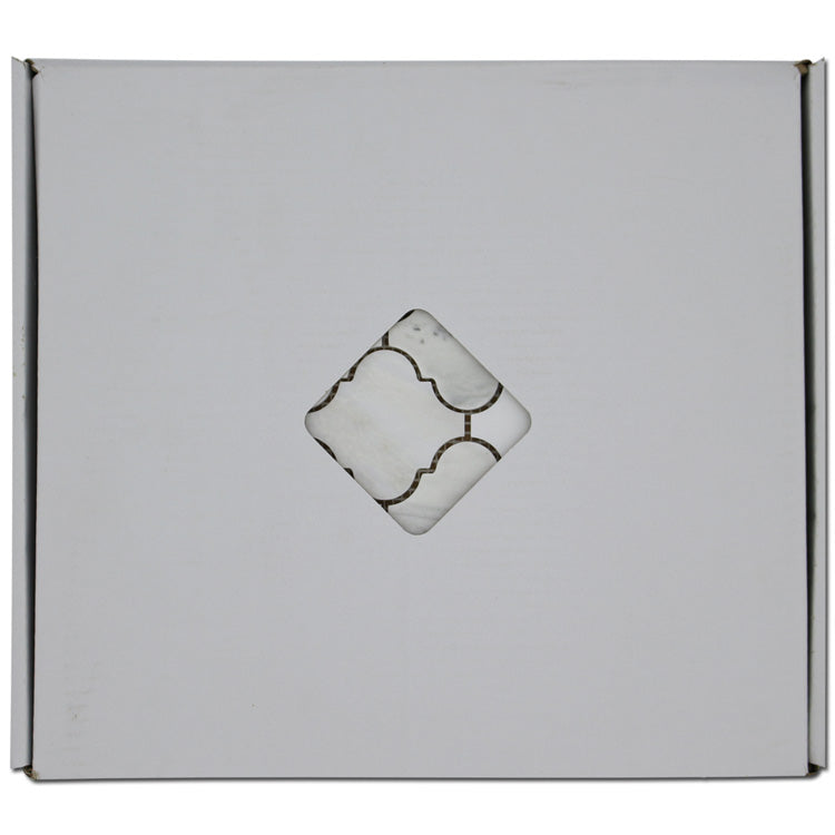 Arabesque Mosaic – Dolomite, Iceberg & Imperial White
