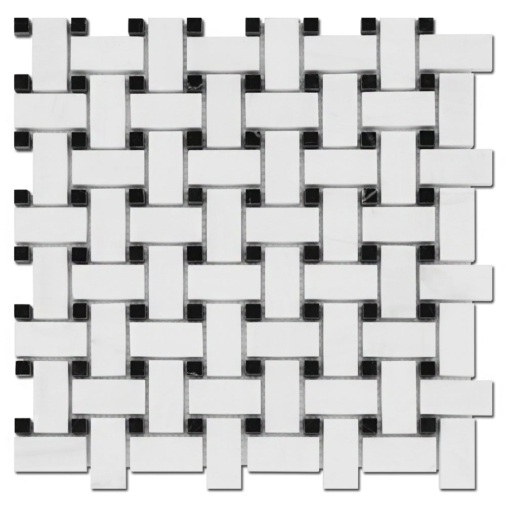 Basket Weave B Venato w/Black Polished
