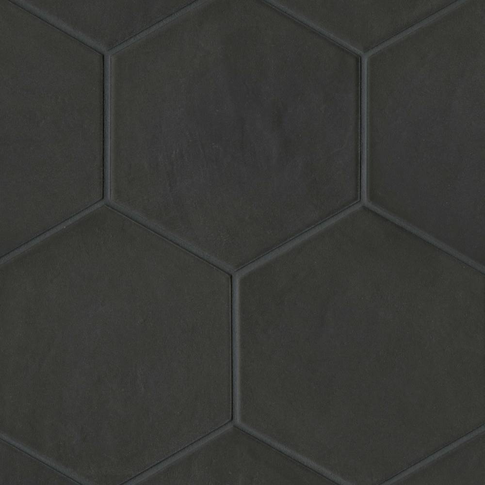 Allora 8.5" x 10" Hexagon Matte Porcelain Tile