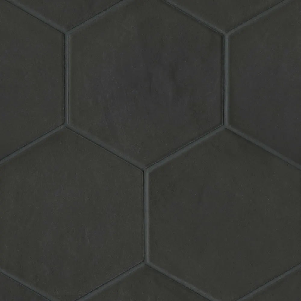 Allora 7.5" x 12.75" Rhomboid Matte Porcelain Tile in Solid White