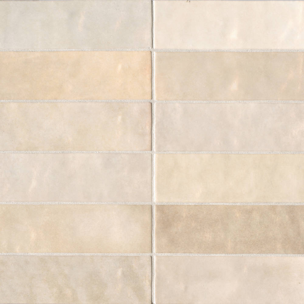 Cloé Ceramic Tile in Creme