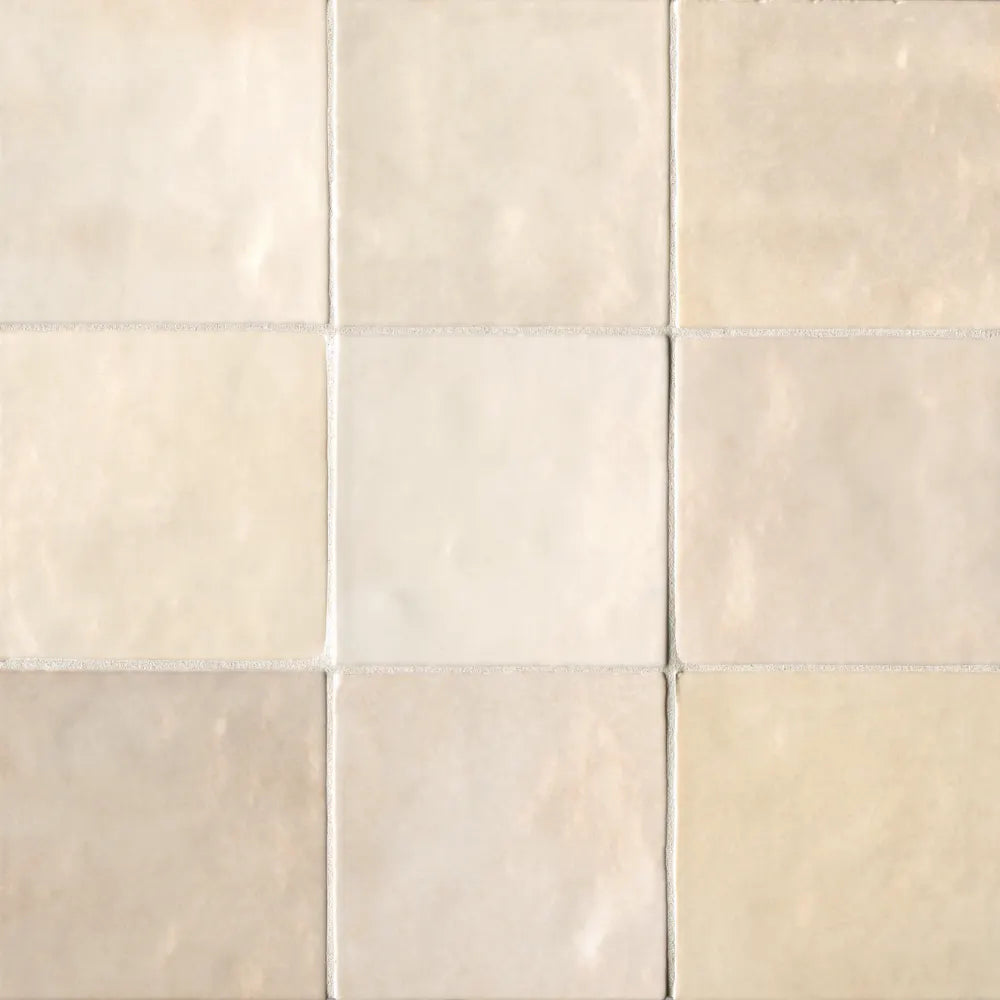 Cloé 5" x 5" Ceramic Tile in White