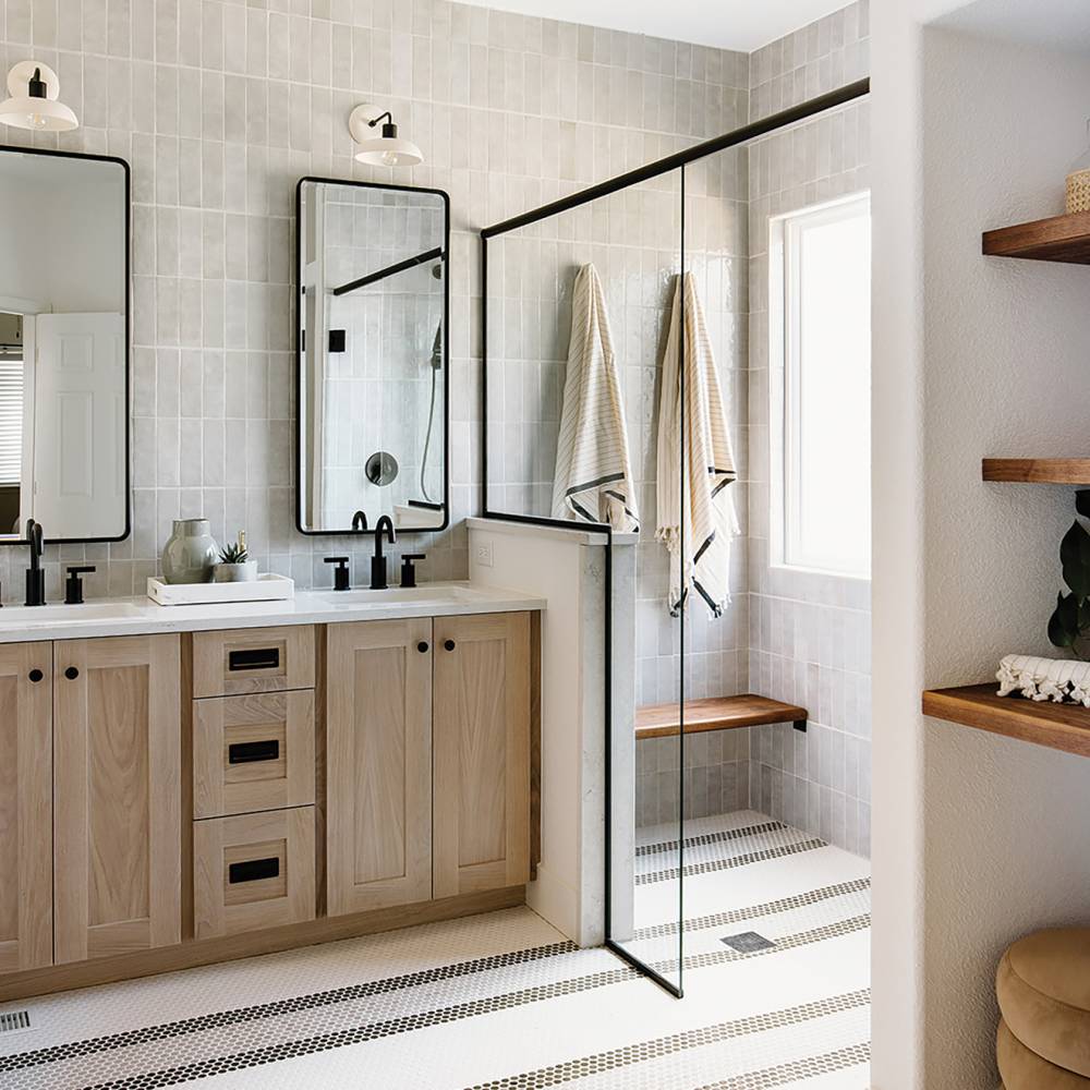 Cloé Ceramic Tile in Grey