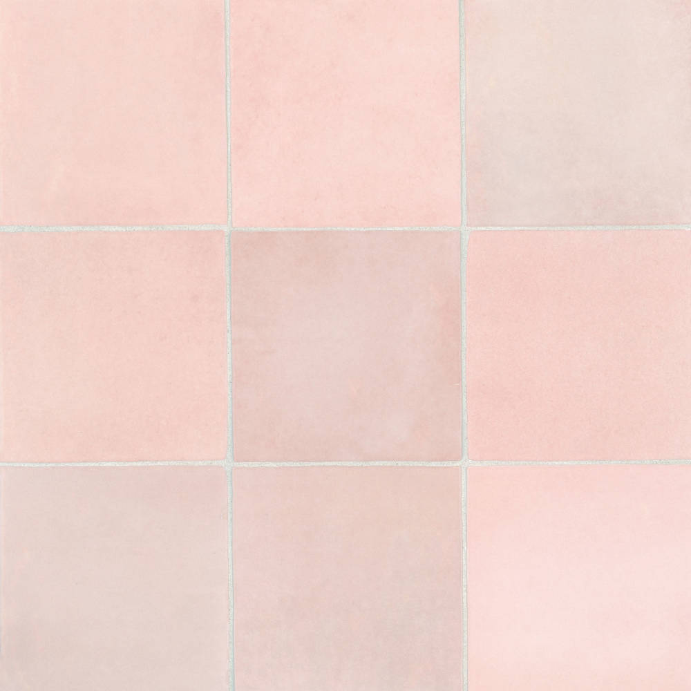 Cloé Ceramic Tile in Pink
