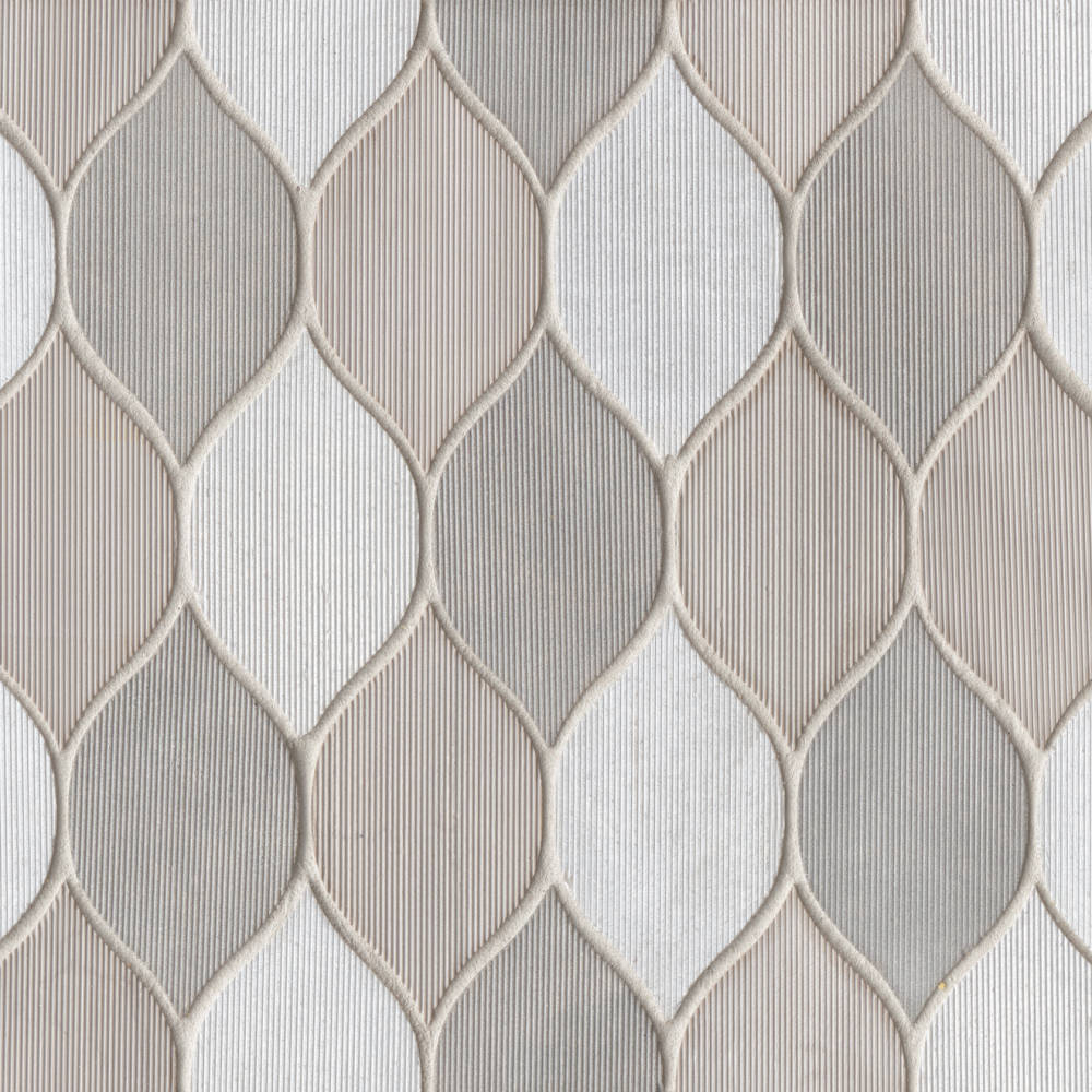 Luxembourg Jardin Stone Blend Mosaic Tile in Paris