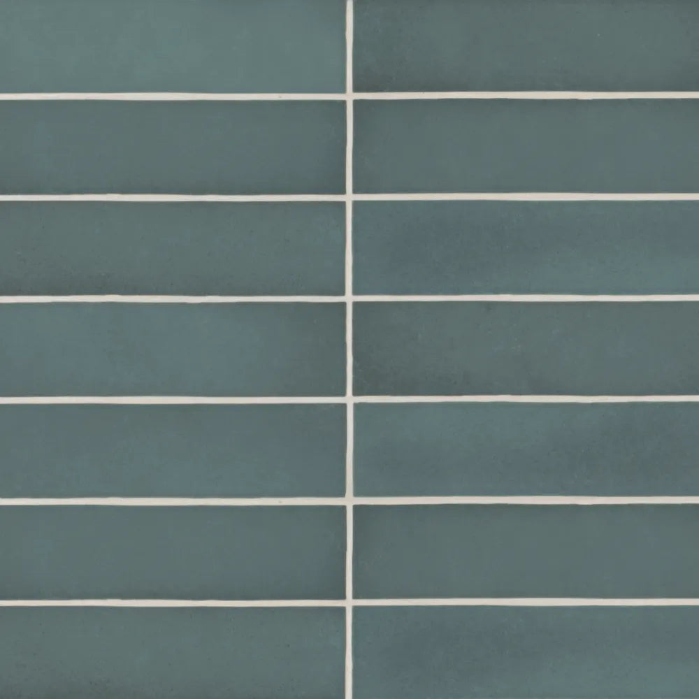 Makoto 2.5" x 10" Matte Ceramic Wall Tile in Shoji White