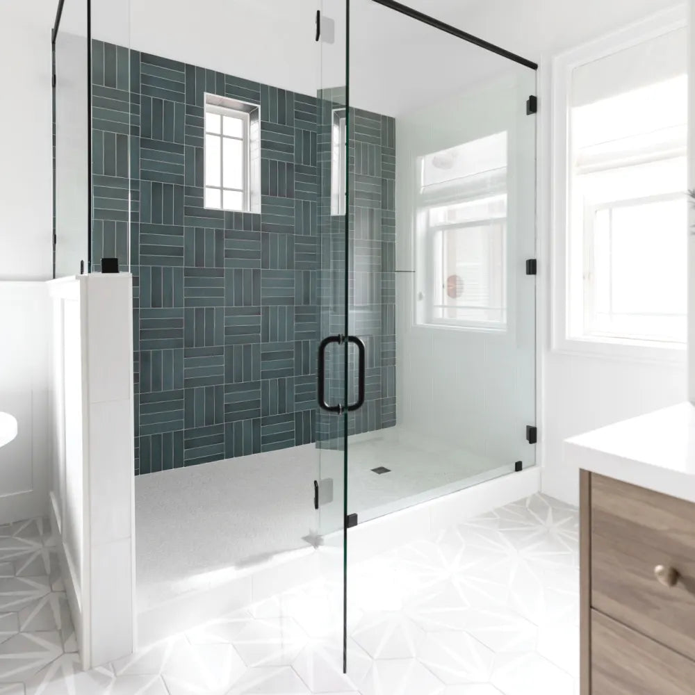 Makoto 2.5" x 10" Matte Ceramic Wall Tile in Midori Green