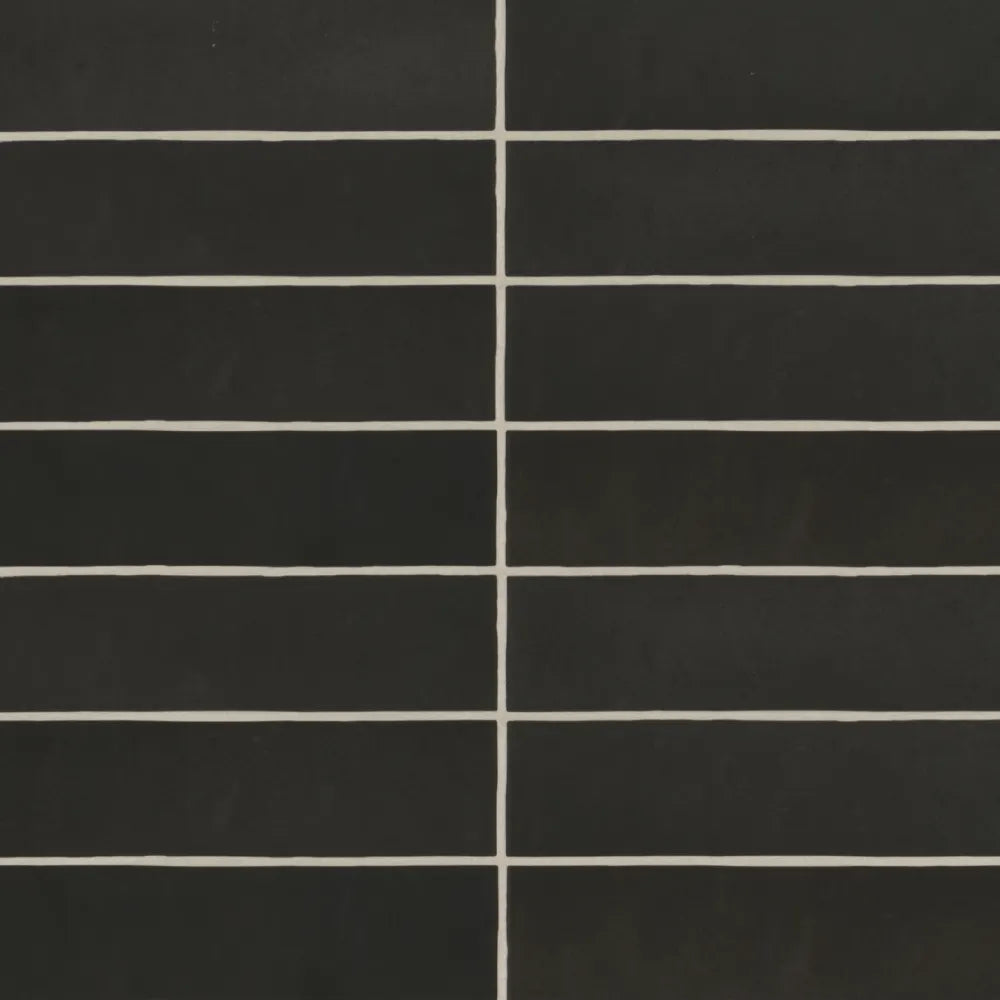Makoto 2.5" x 10" Matte Ceramic Wall Tile in Shoji White