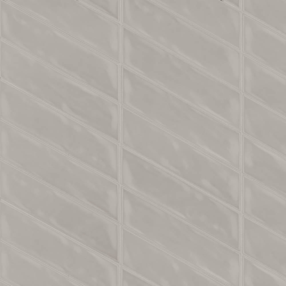 Sorrento 2.5" x 10" Right Chevron Ceramic Wall Tile in Fiore