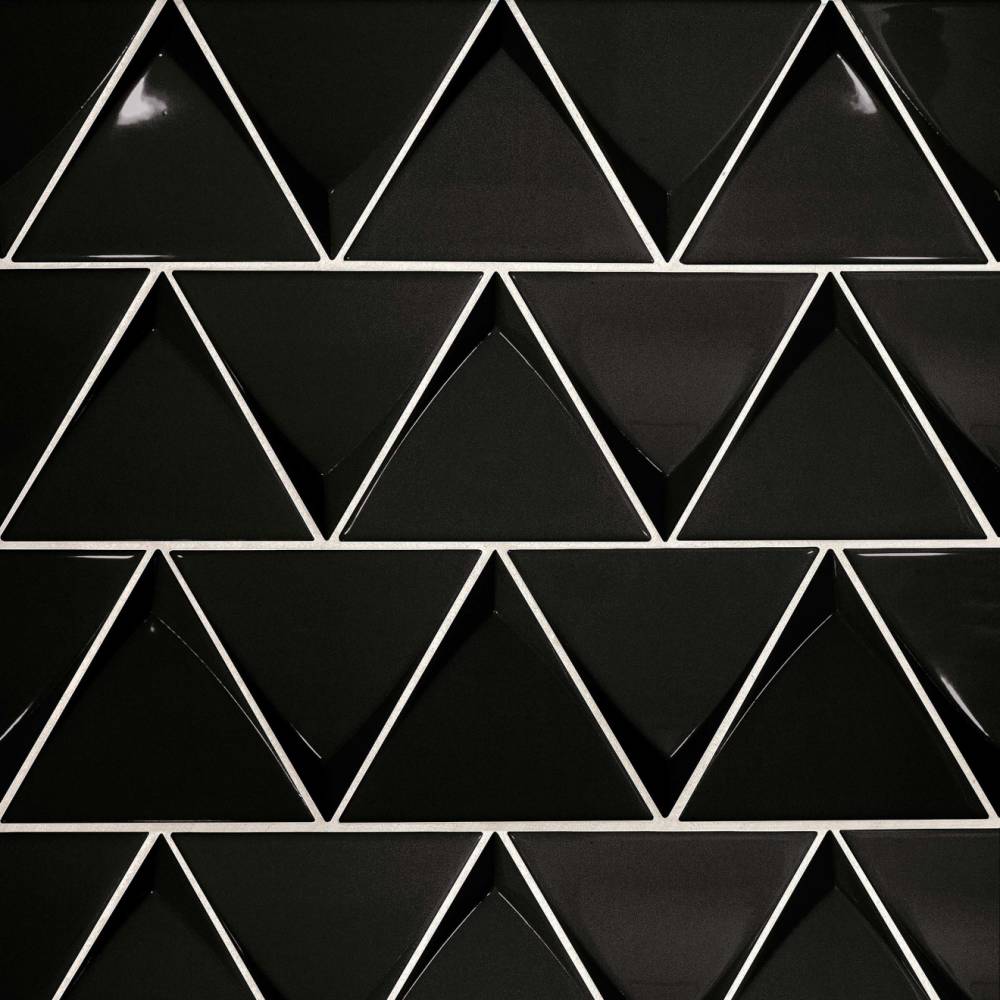 Triangolo 5" x 5" Wall Tile in Electric Blue
