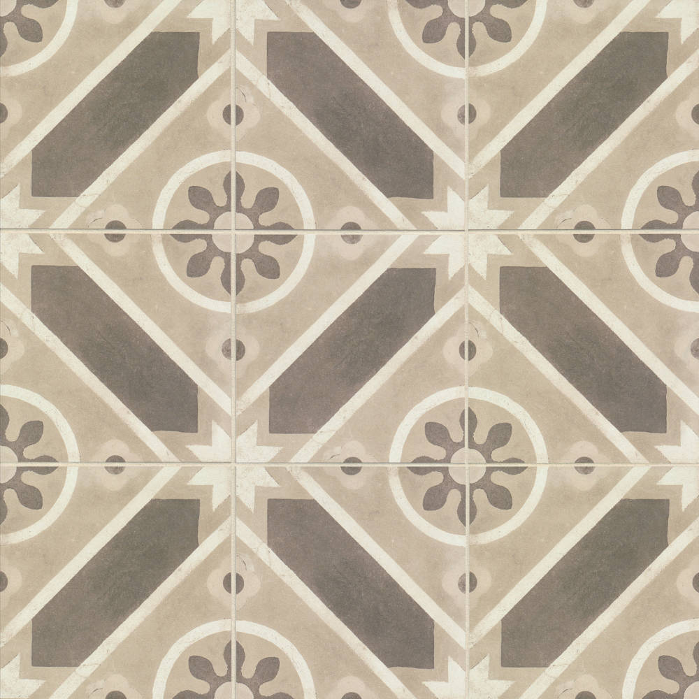 Enchante 8" x 8" Matte Porcelain Decorative Tile in Moderno