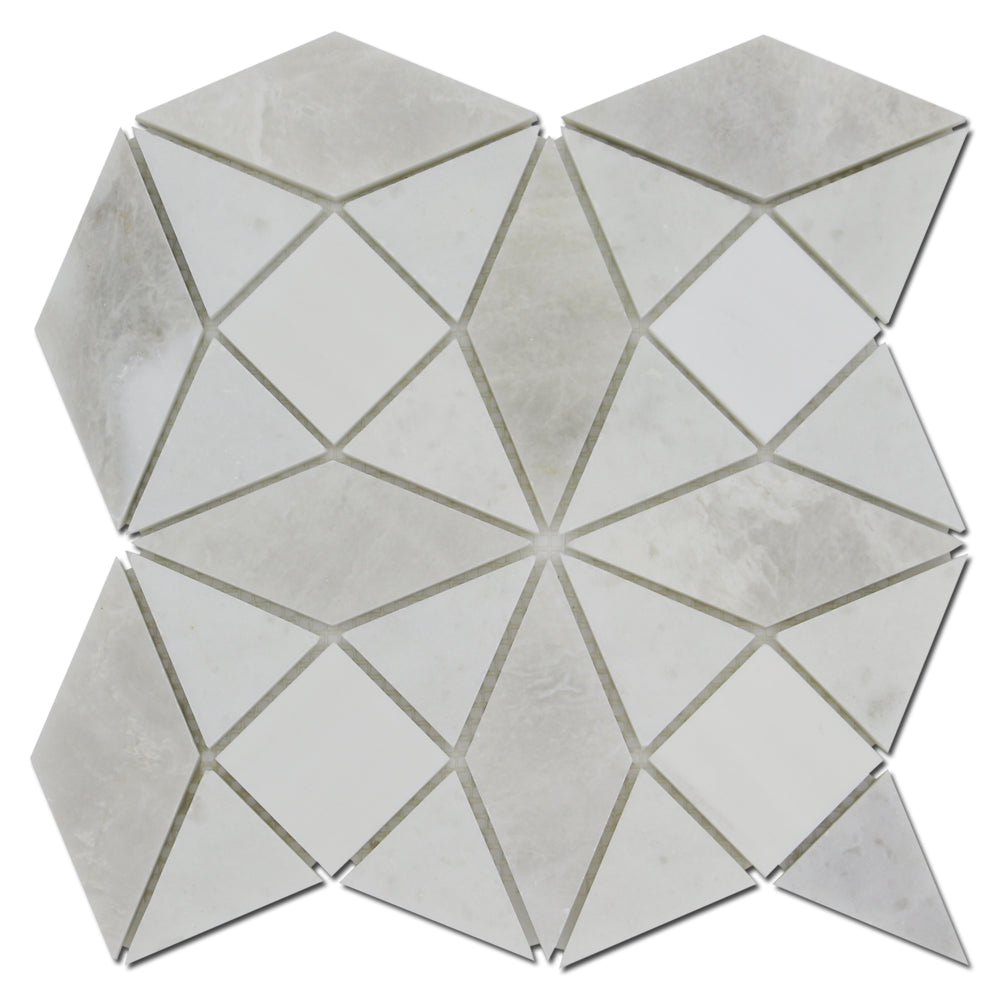 Kaleidoscope Dolomite, White & Iceberg