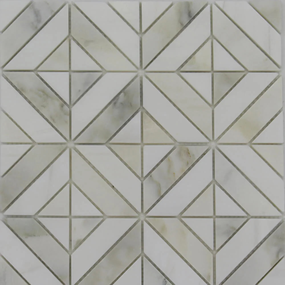 Matrix – 12″ Dolomite / Calacatta Oliva