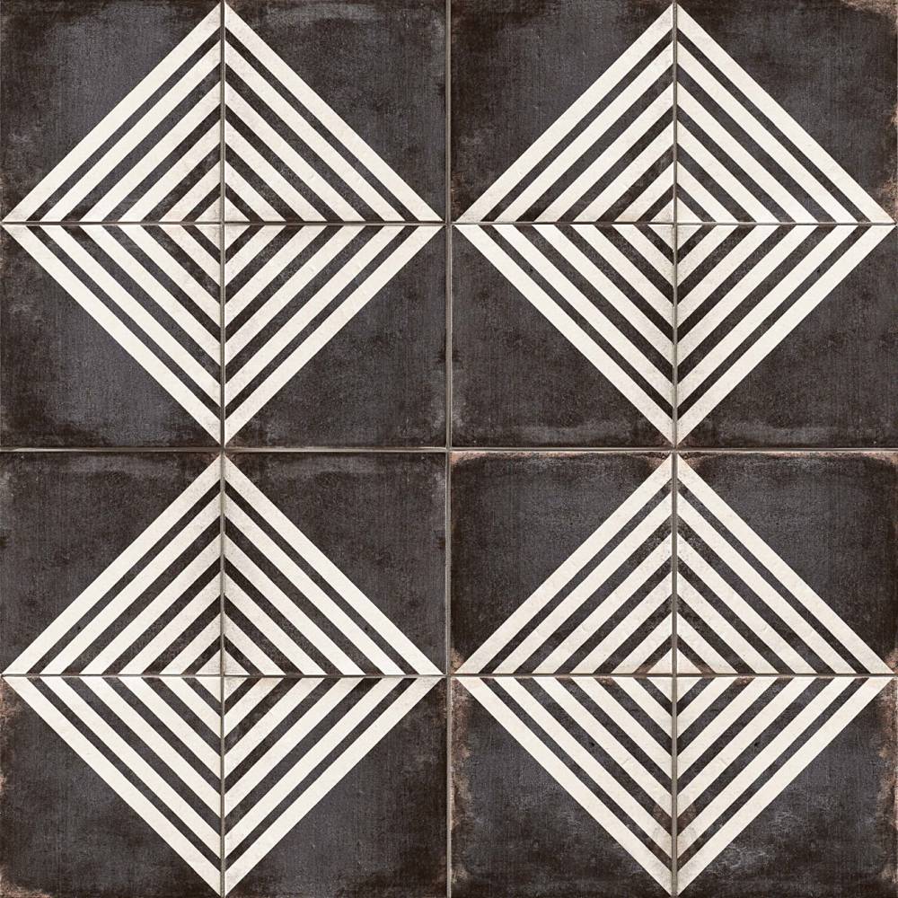 Vivace 9" x 9" Decorative Tile in Roads Atlantic