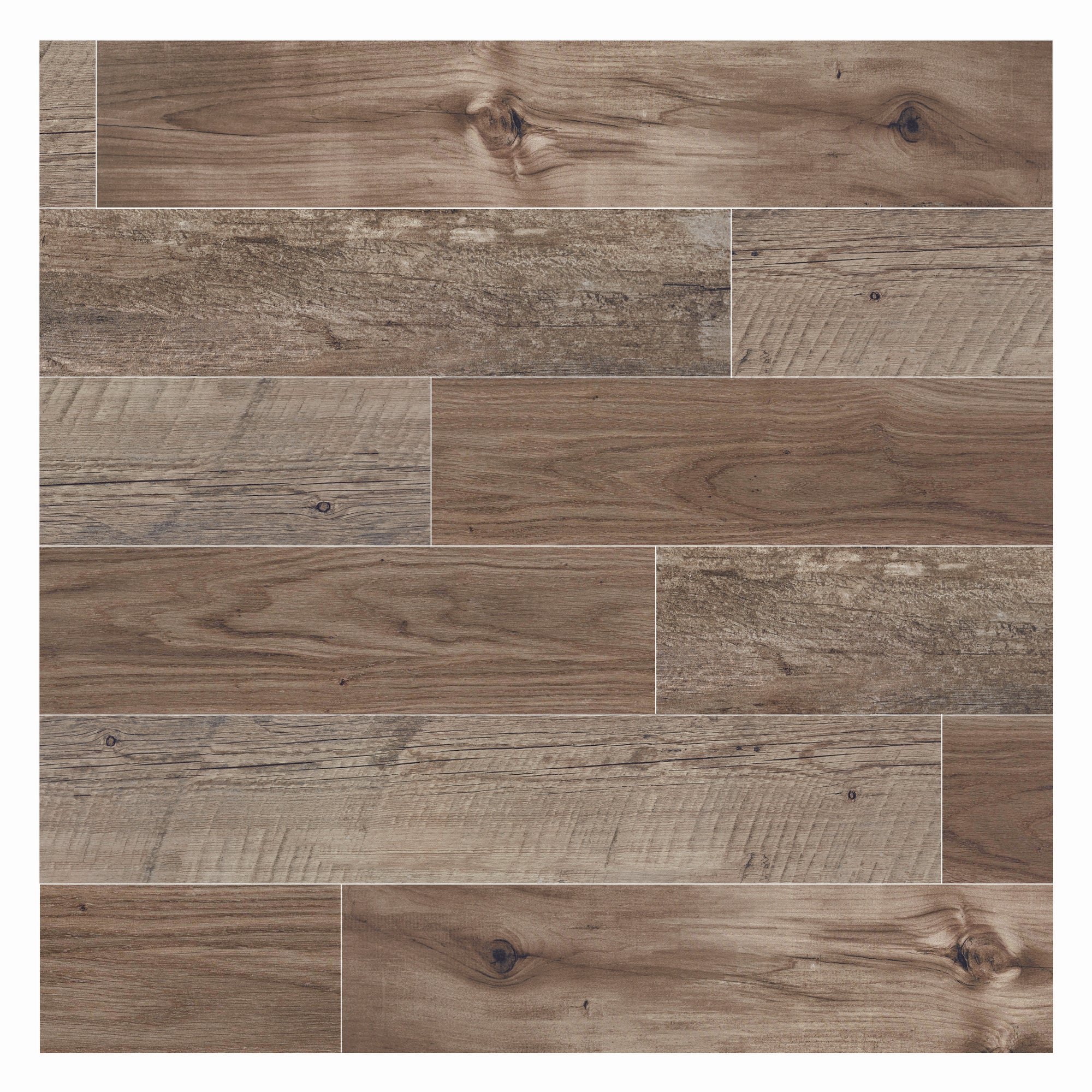 12X60 Salem Walnut Wood Look Porcelain Tile