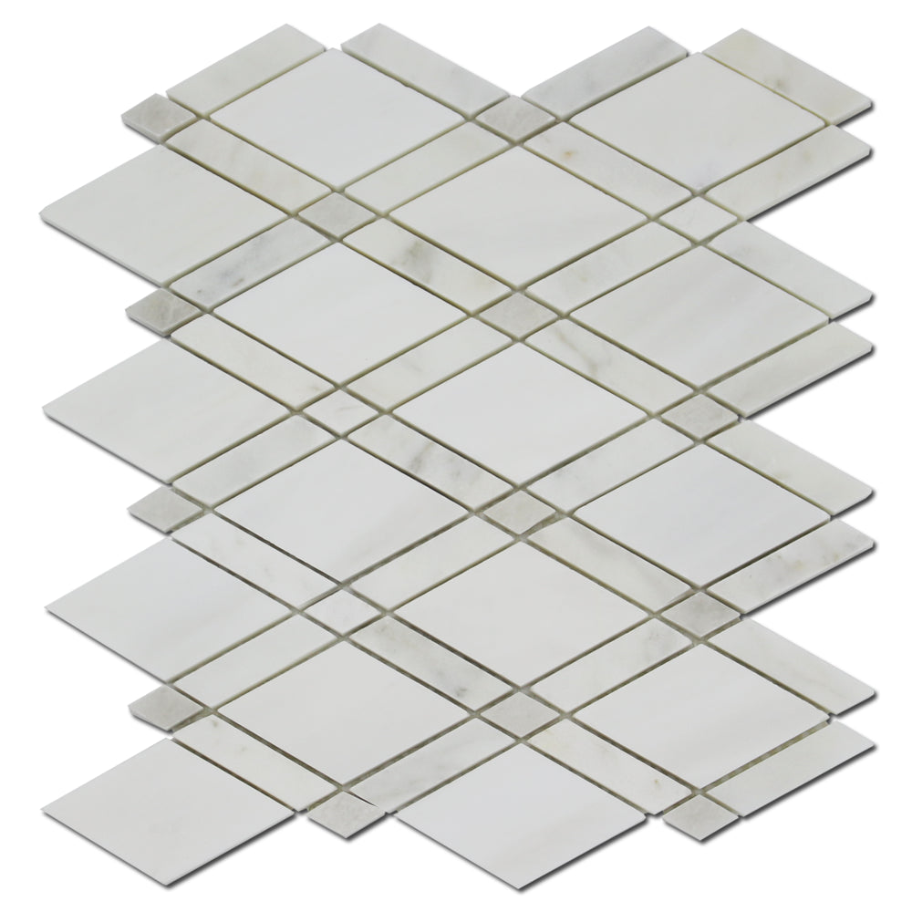 Rhomboid Dolomite, Imperial White & Iceberg