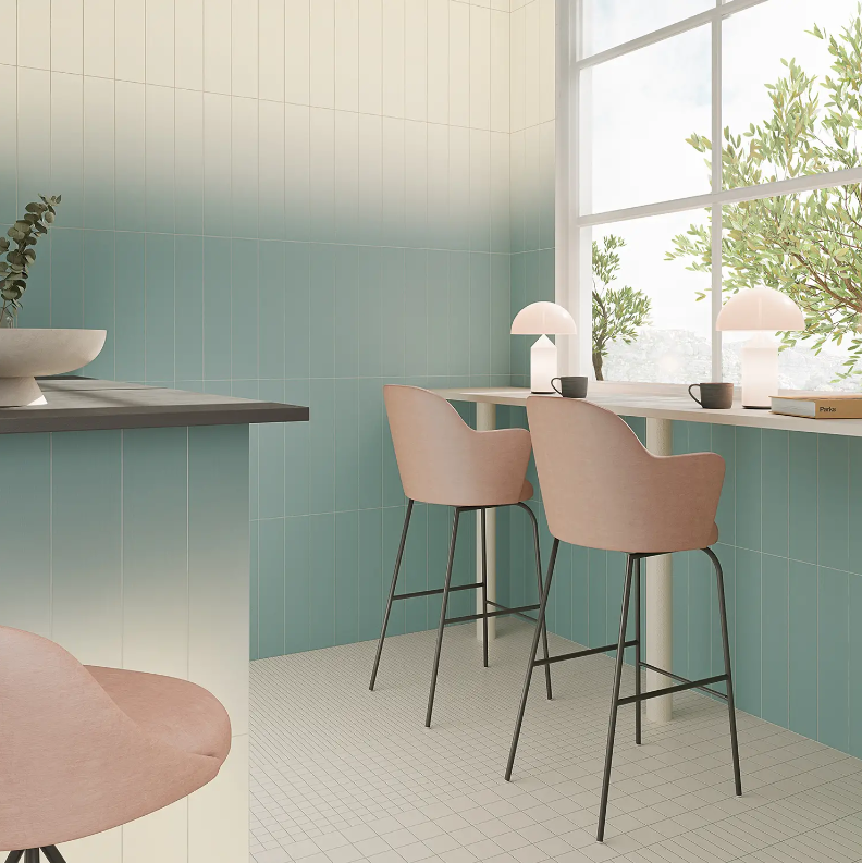 Melange Lake Talc 10,7x54,2 cm / 4,2"x21.3"