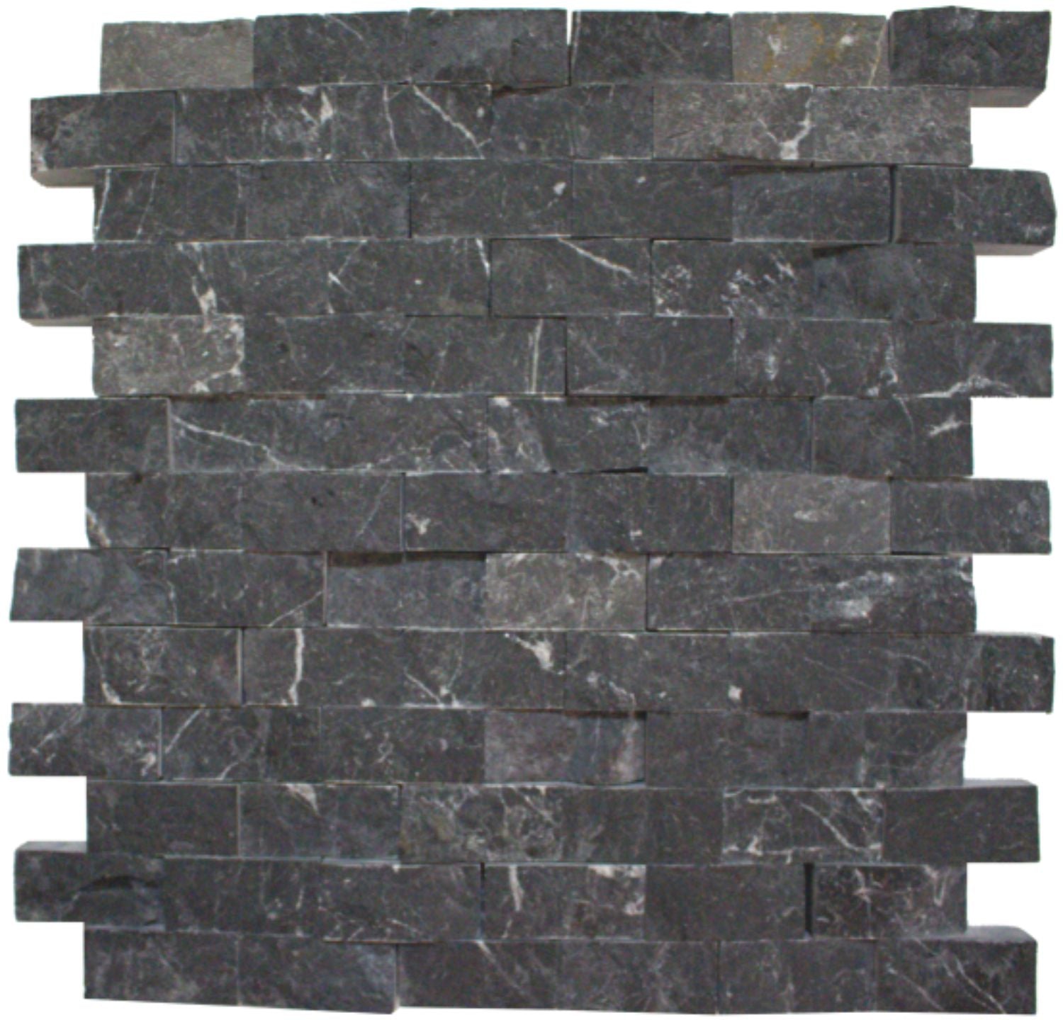Taurus Black 1x2 Brick Splitface