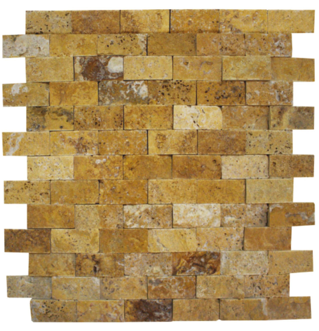 Splitface 1X2 Brick Gold