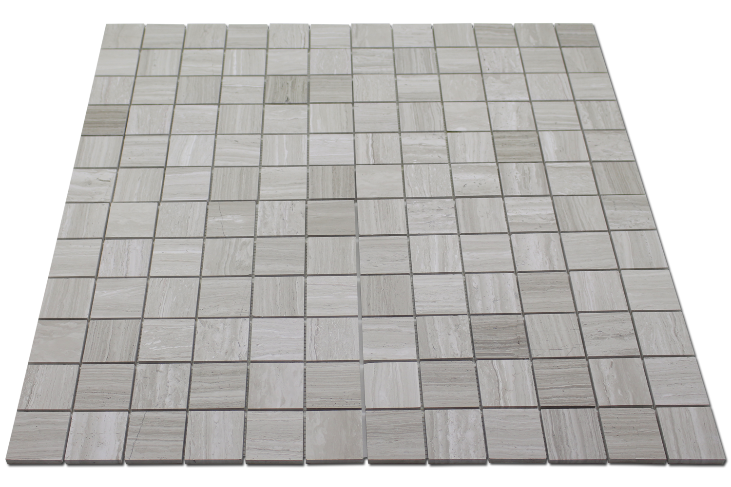 Wooden White Marble Mosaics