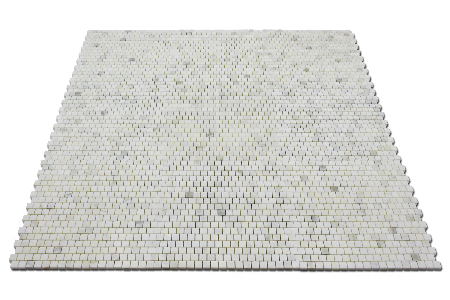 Calacatta 5/8 x 5/8 Offset Oliva Mosaic