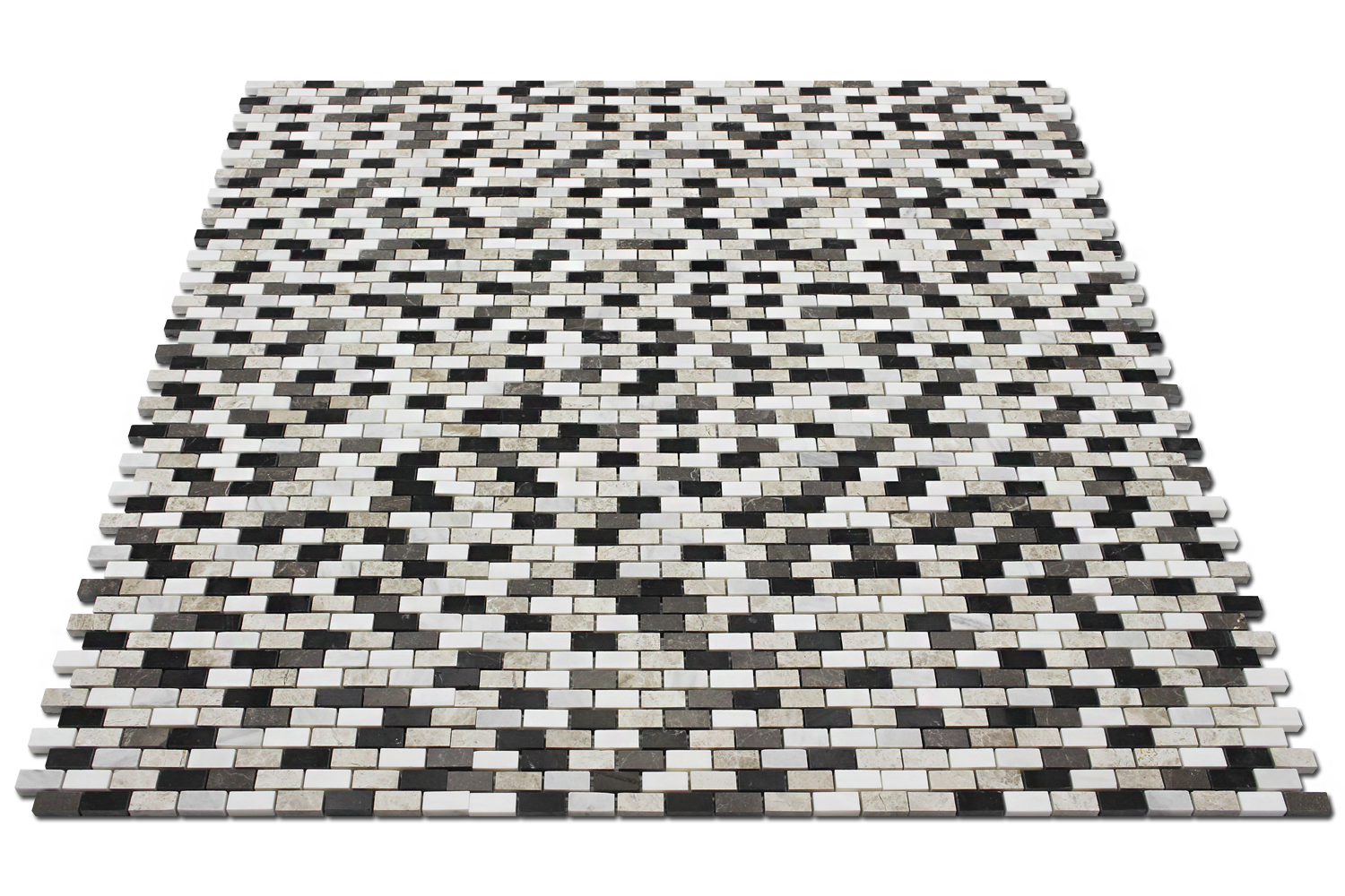 Taurus Black 5/8x1 1/4 Offset Levanzo Mosaic