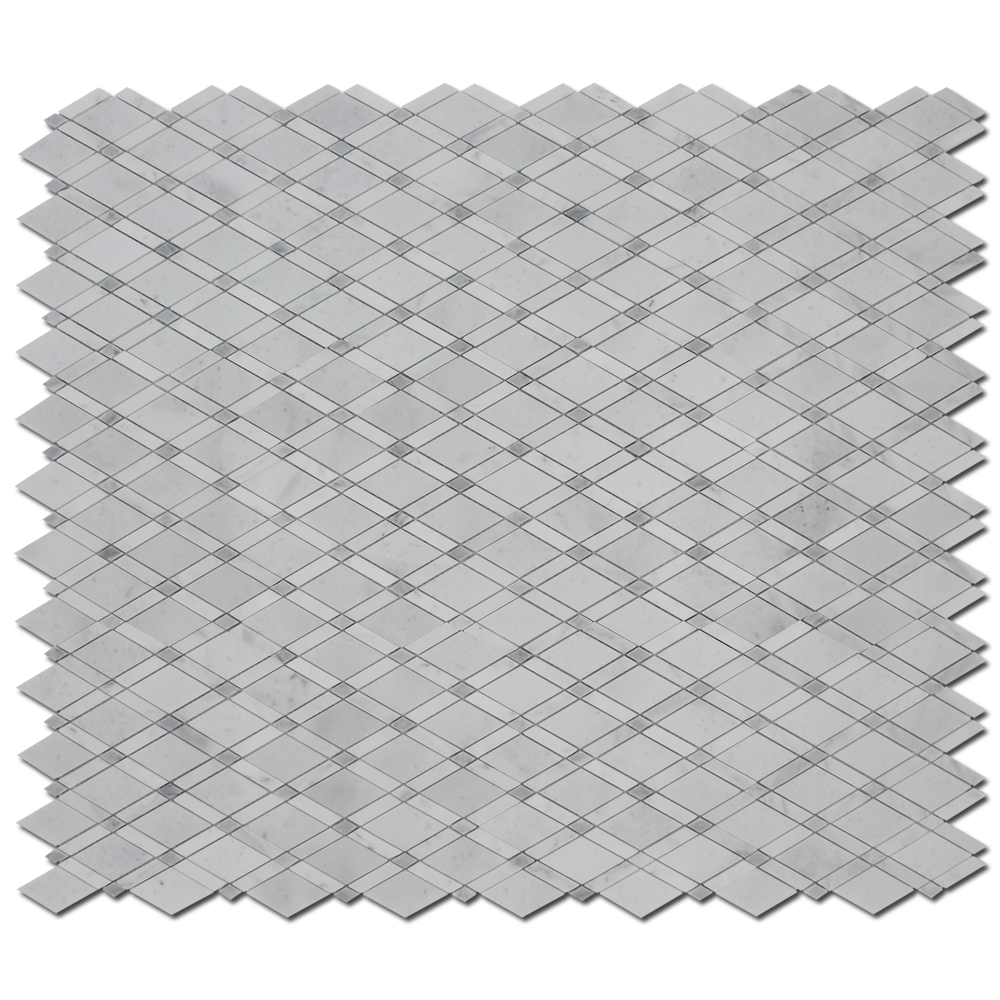 Alpine Mosic Rhomboid Milas White & Imperial White