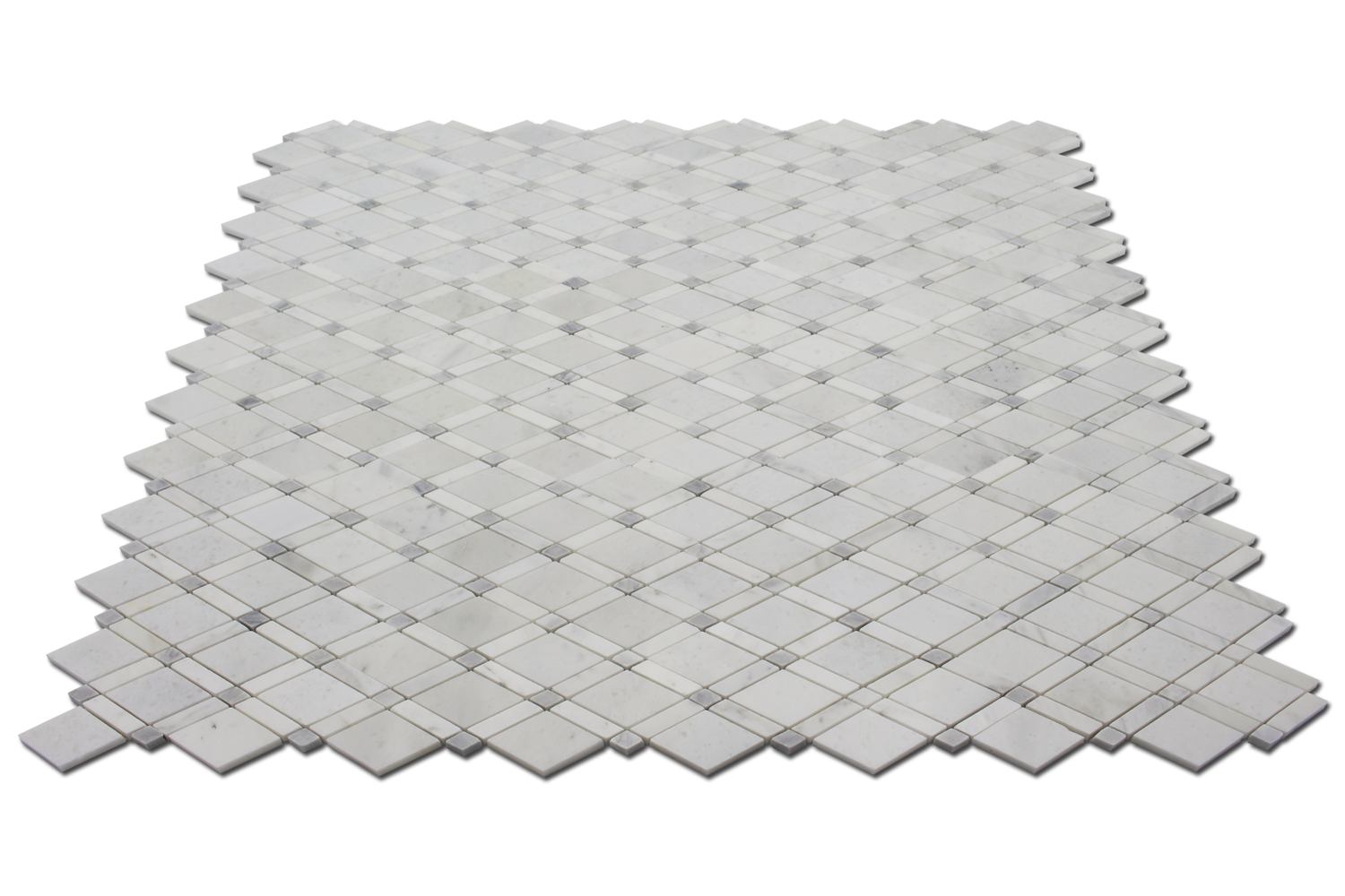 Alpine Mosic Rhomboid Milas White & Imperial White