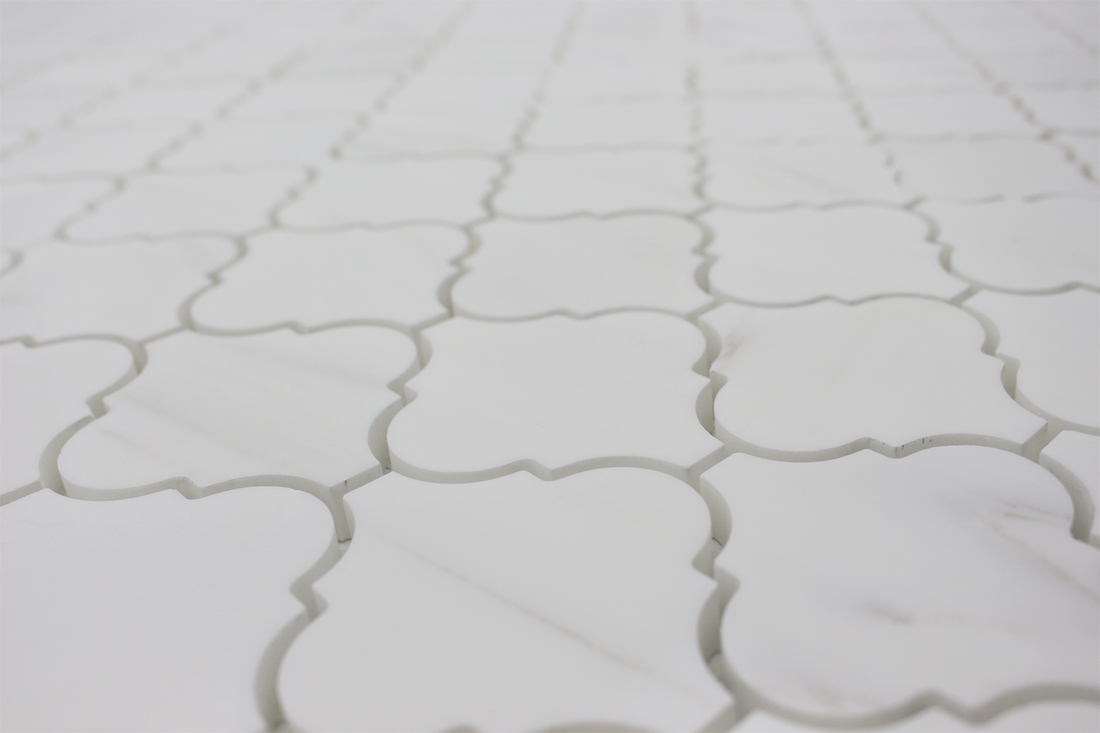 Arabesque Mosaic Bianco Venato Dolomite – Bianco Dolomite Polished