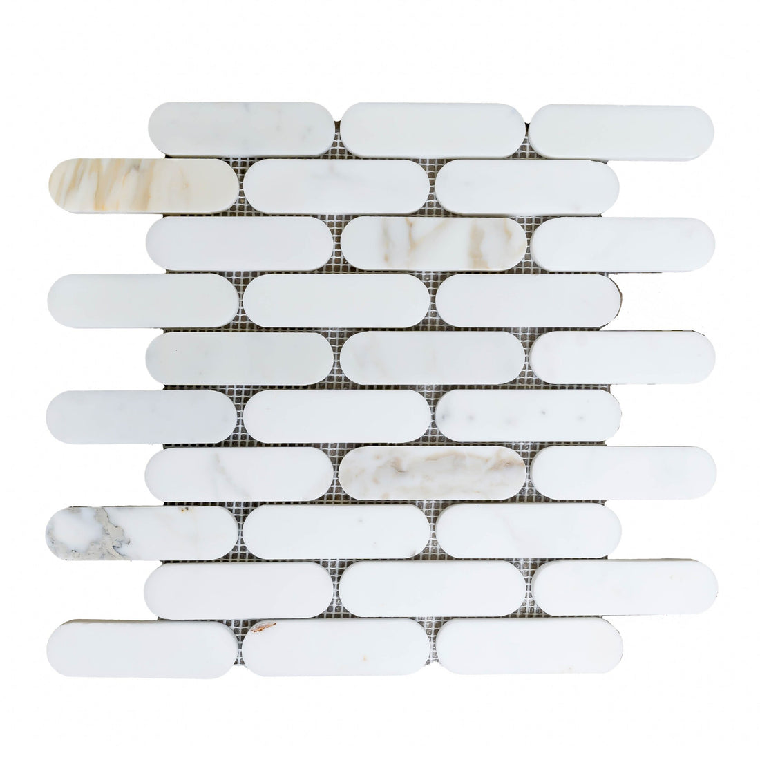 Picket Mosaic Calacatta Gold Eclipse Honed