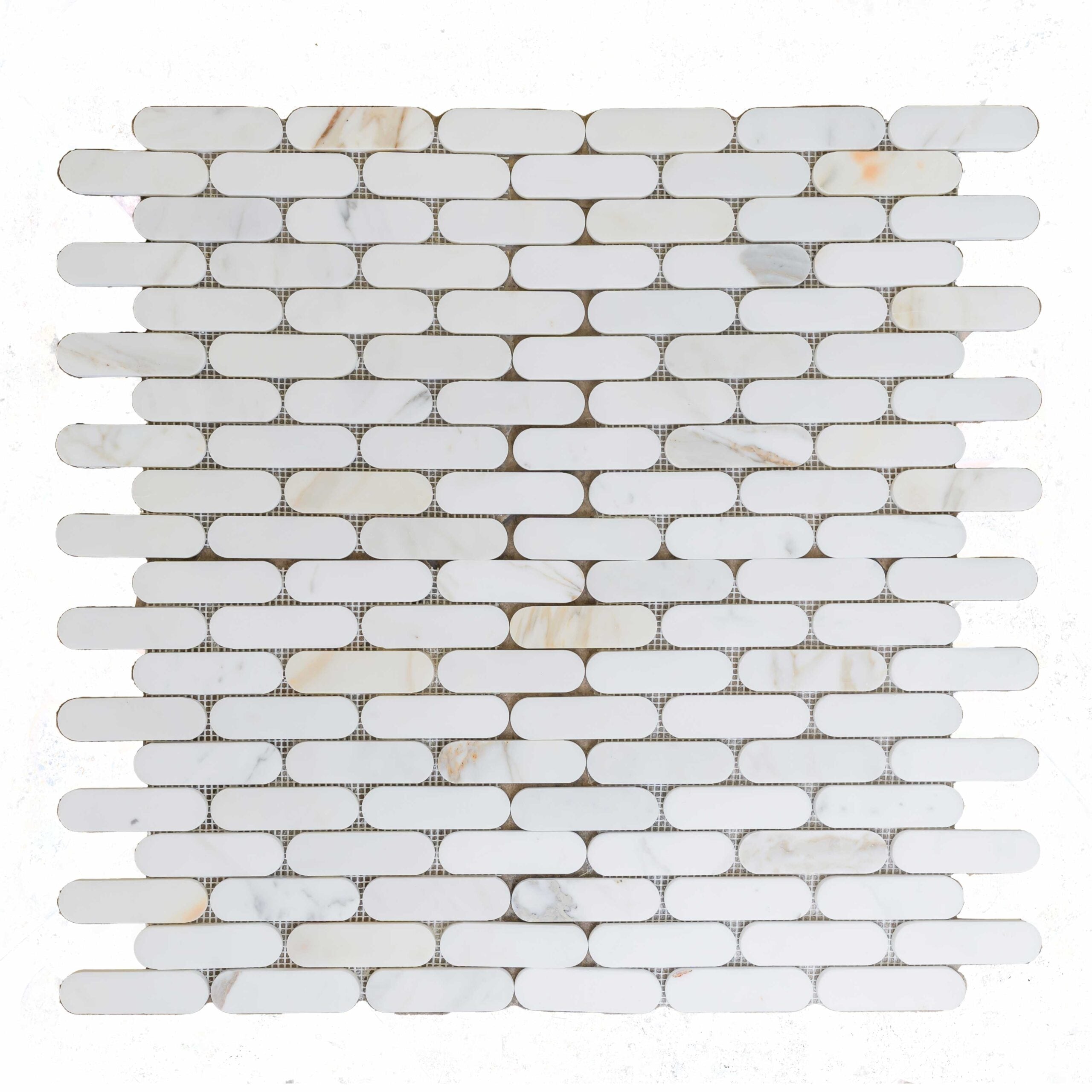 Picket Mosaic Calacatta Gold Eclipse Honed